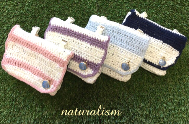 naturalism 編み物雑貨、編み物アクセサリー