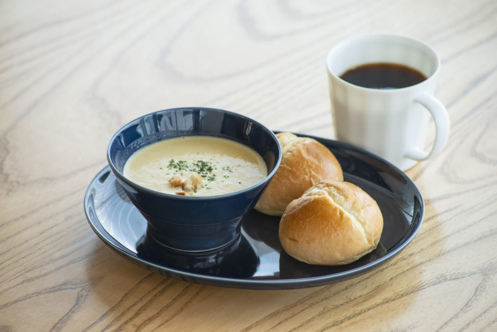 コテカフェ特製！食べるスープのモーニングセット