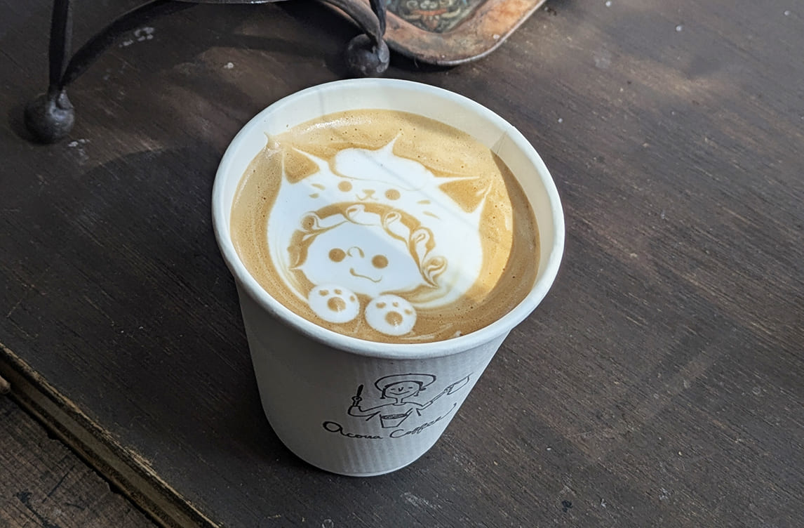 ラテアート＆スコーン＆ベーグル