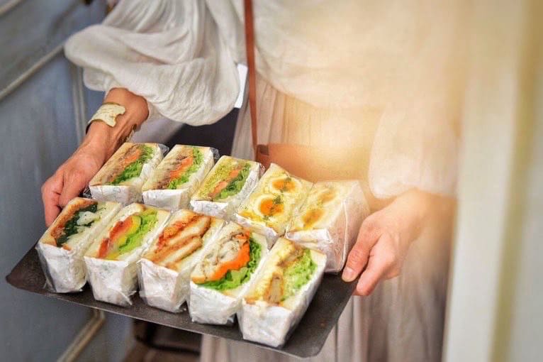 サンドイッチの販売