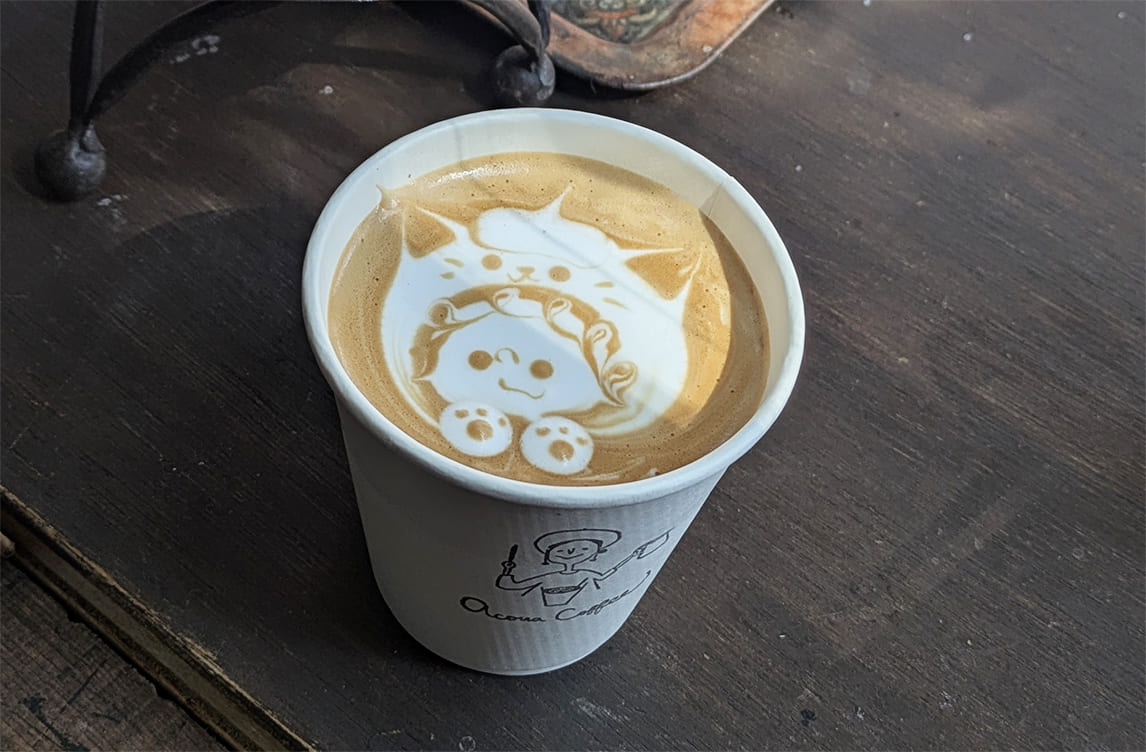 ラテアート&スコーン&ベーグル