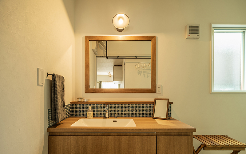 洗面台　tomioの家 新築完成見学会