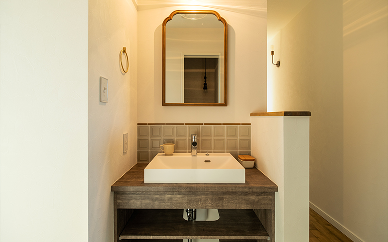 tomioの家 造作洗面台 新築完成見学会